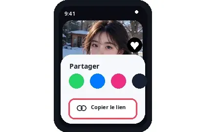 Exemple visuel de l’étape 2 pour utiliser SnapTik.
